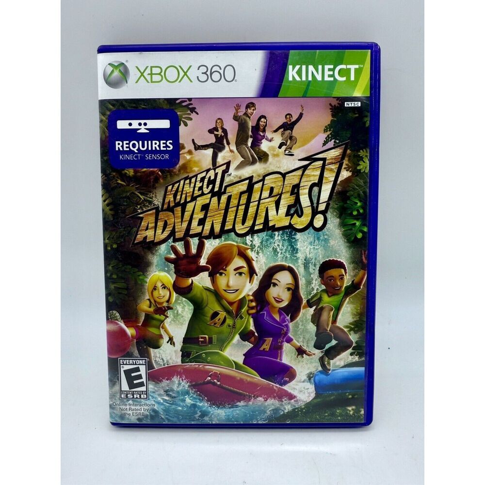 Kinect Adventures! Xbox 360 - Complete Game Case And Manual Tested